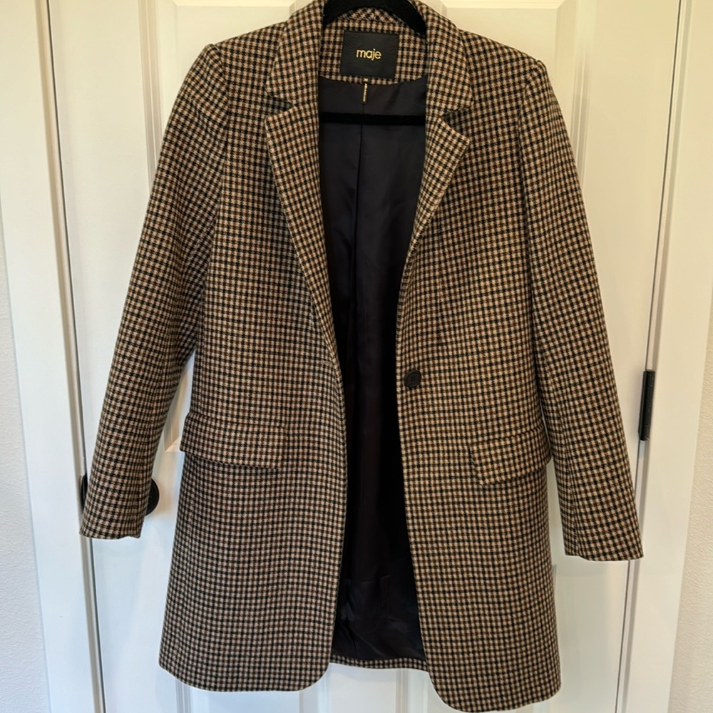 MAJE Capa Marron Coat size 36Fr/4 US